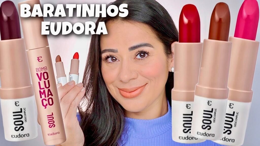 TESTANDO mais NOVIDADES EUDORA | Máscara VOLUMAÇO + Batom 3 em 1