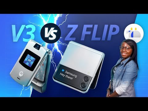Motorola V3 e Samsung Galaxy Z Flip3 | Duas gerações de dobráveis icônicos