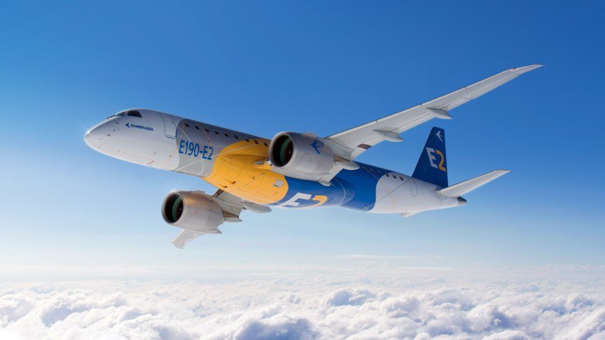 Embraer estuda fabricar aviões maiores para concorrer com Boeing e Airbus