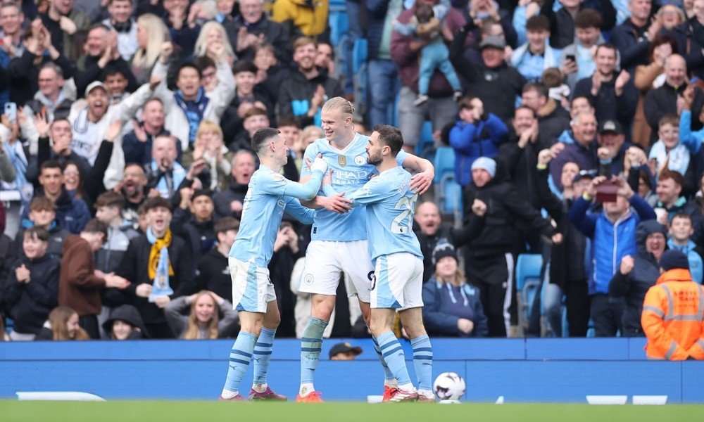 Haaland faz quatro gols e lidera goleada do Manchester City contra o Wolverhampton
