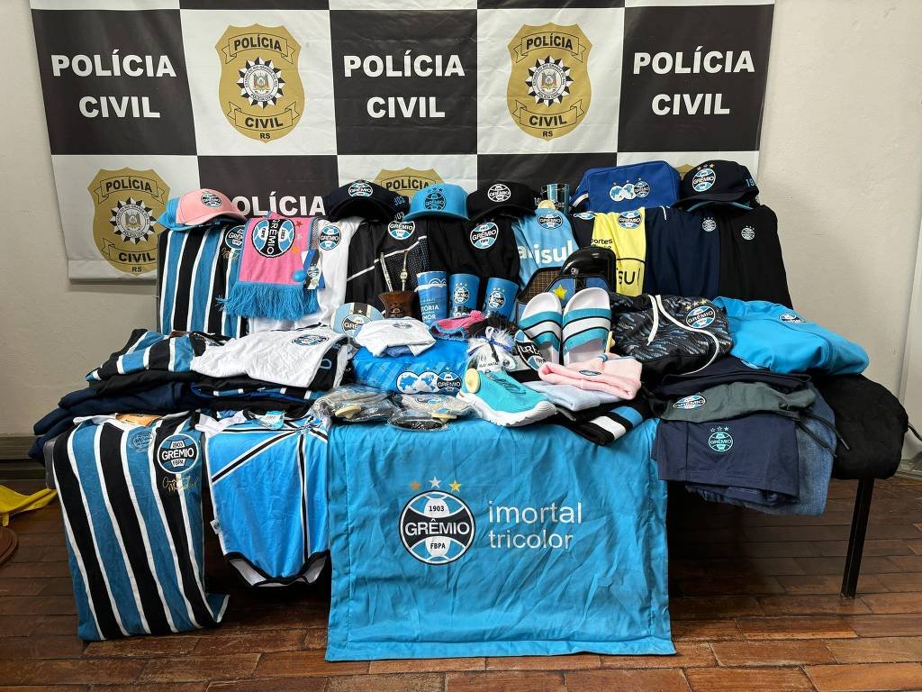 Polícia recupera produtos avaliados em R$ 10 mil, saqueados da loja do Grêmio