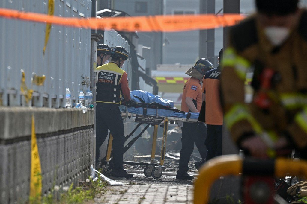 Incêndio em fábrica de baterias deixa 22 mortos na Coreia do Sul