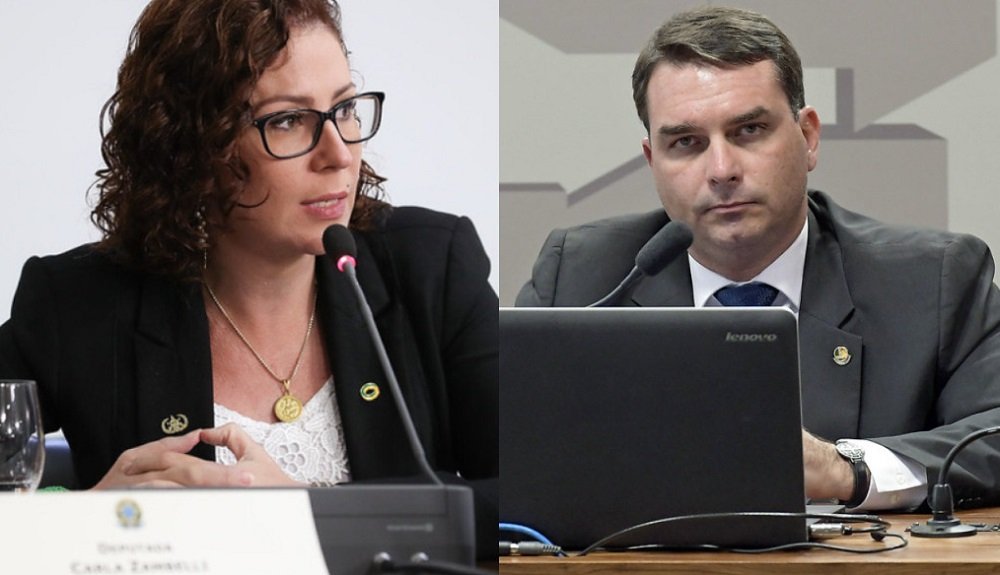 Ministro do STF mantém multas a Carla Zambelli e Flávio Bolsonaro por vídeo contra Lula