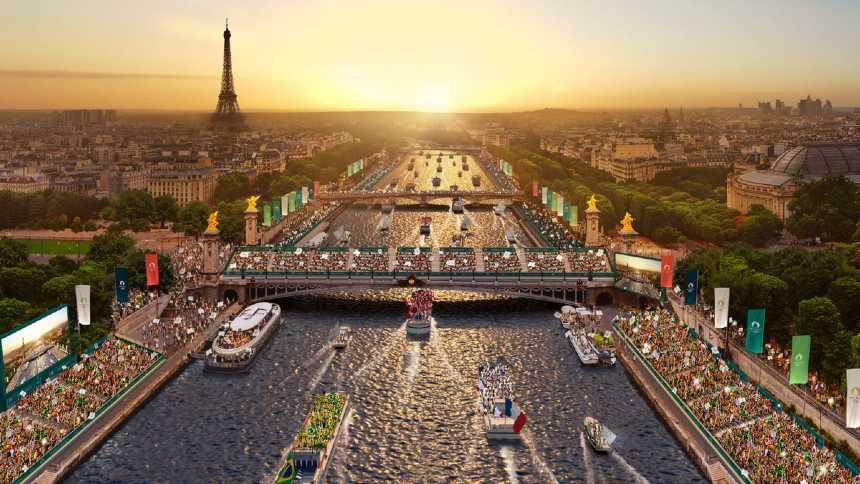 Presidente da França e prefeita de Paris prometem mergulhar no “novo” Sena