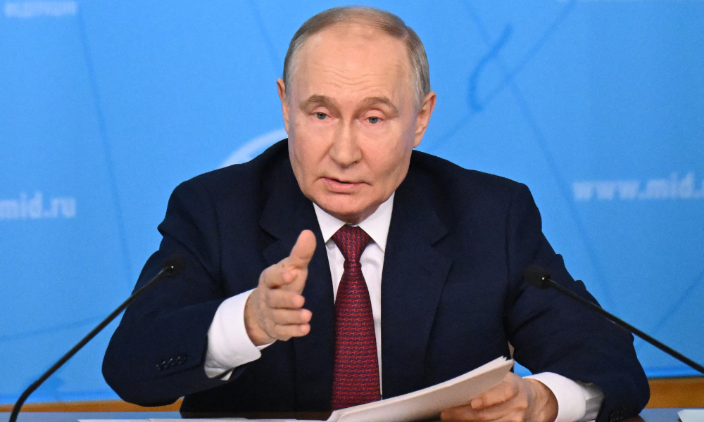 Putin condiciona acordo de paz à retirada de tropas ucranianas de diversas regiões do país