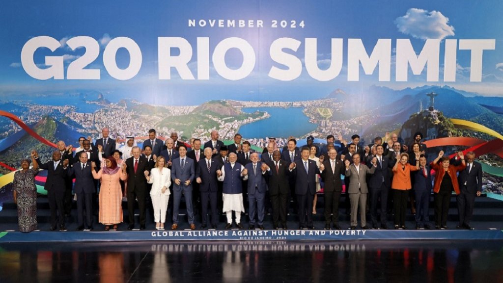 G20 faz nova foto oficial com Biden, Trudeau e Giorgia Meloni, mas sem Milei